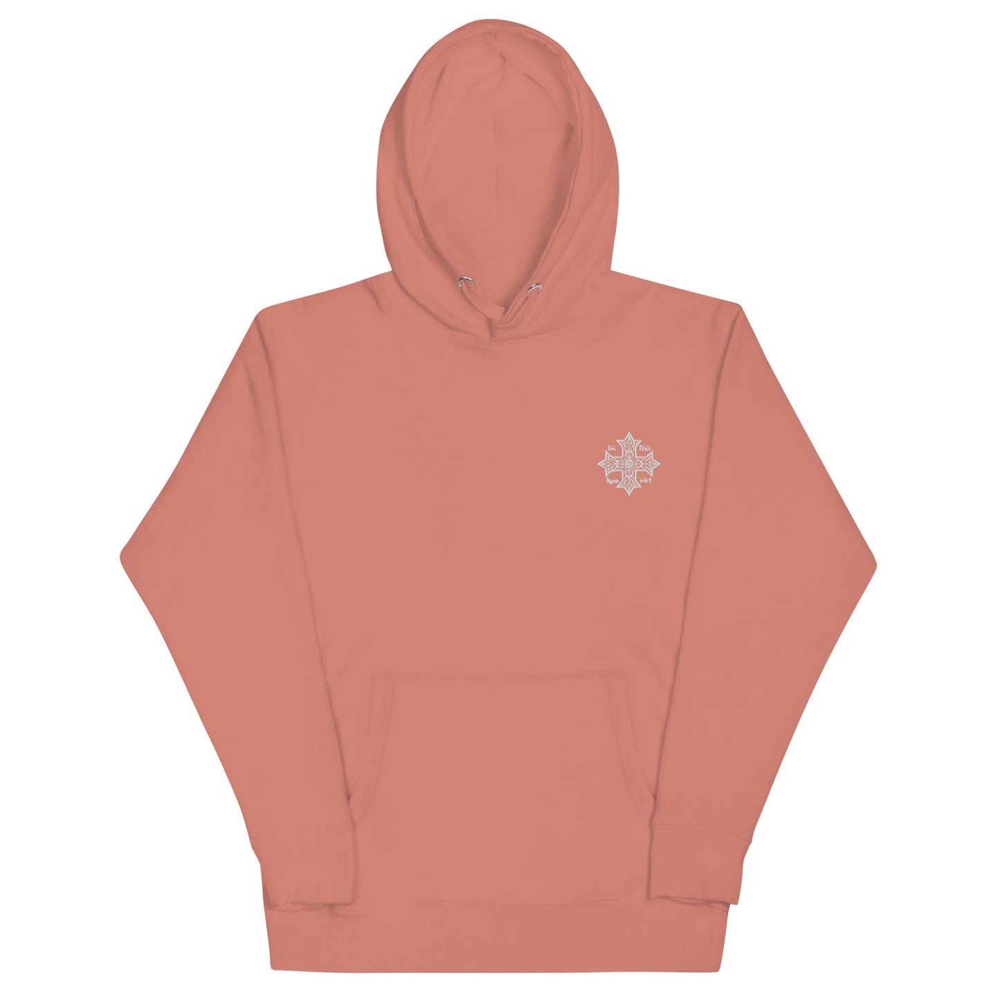 Coptic Cross EMBROIDERED Minimalistic Hoodie