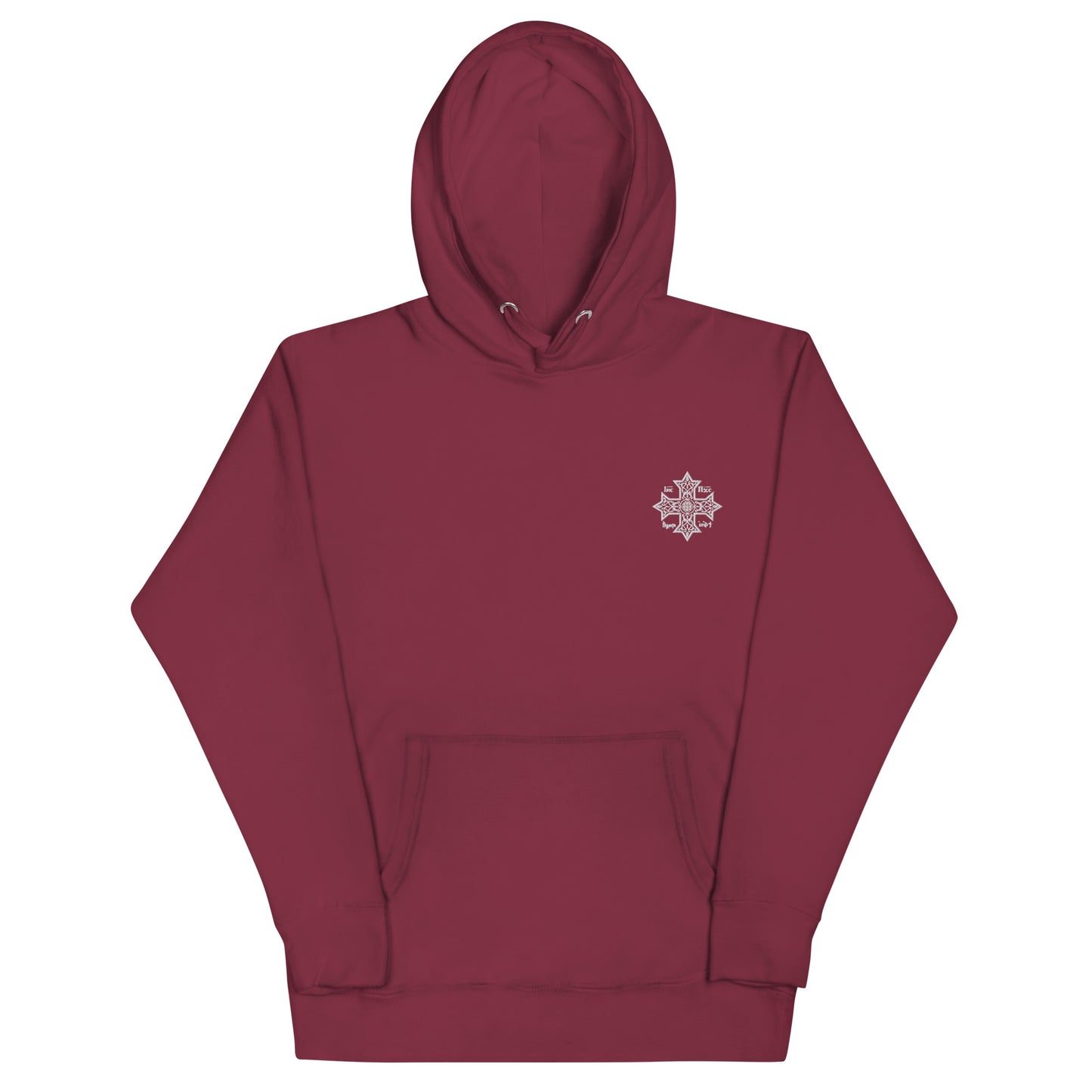 Coptic Cross EMBROIDERED Minimalistic Hoodie