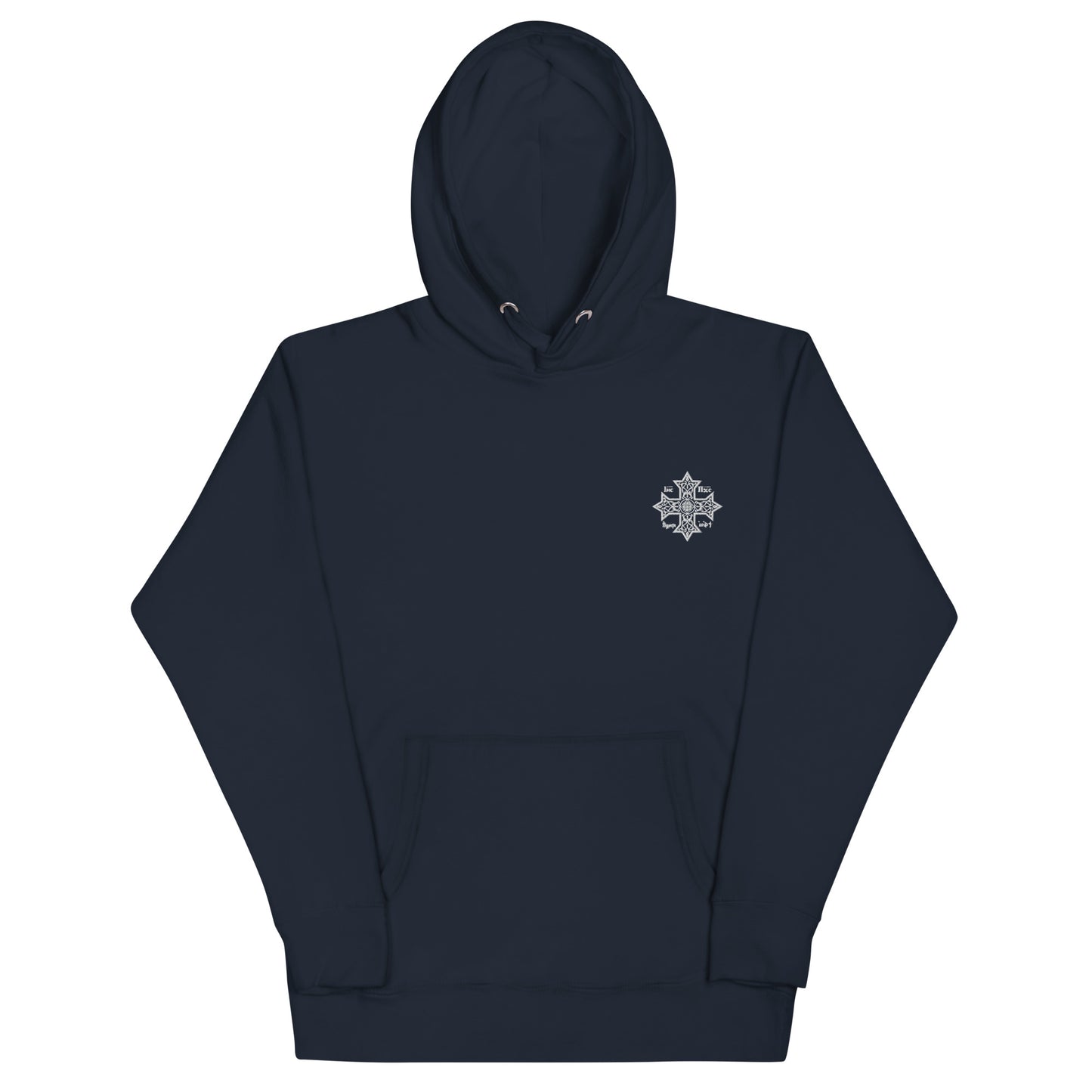 Coptic Cross EMBROIDERED Minimalistic Hoodie